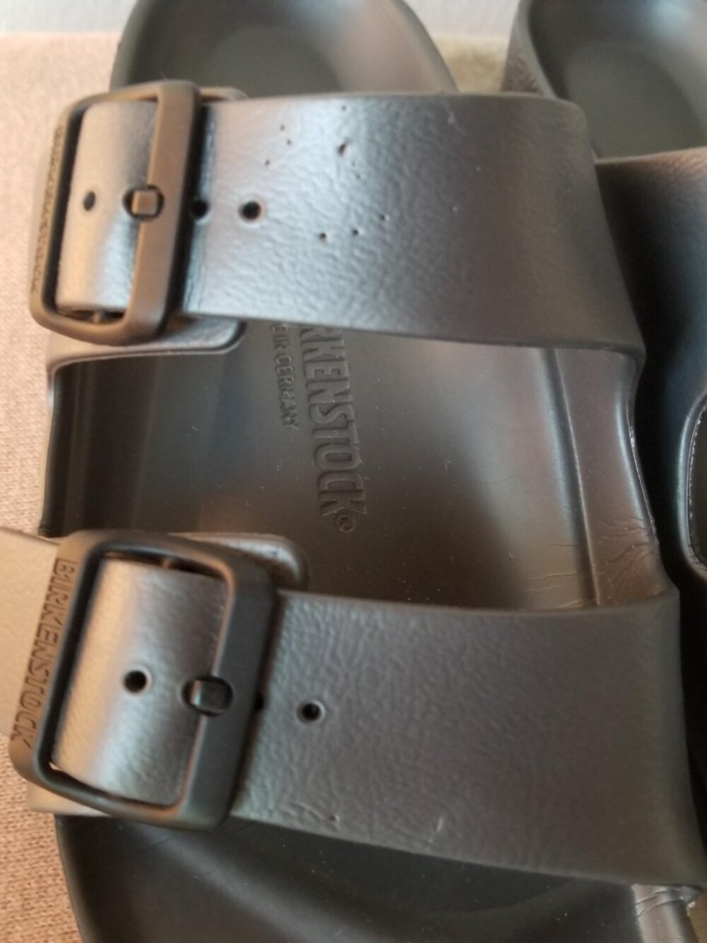 Birkenstock Arizona EVA Waterproof Slide in Anthracite Size 39 - Picture 5 of 12